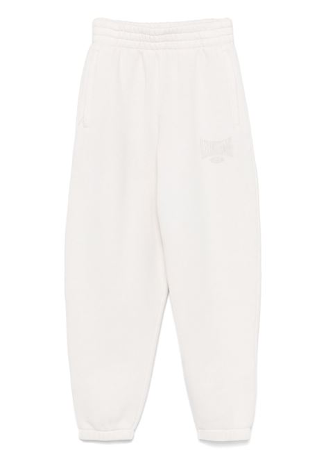 White logo-print track trousers Alexander wang - women